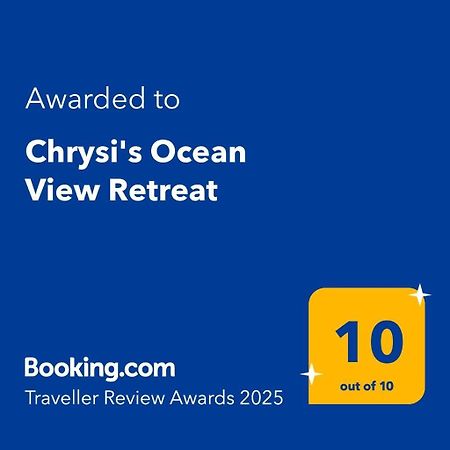 Willa Chrysi'S Ocean View Retreat Kerames Zewnętrze zdjęcie